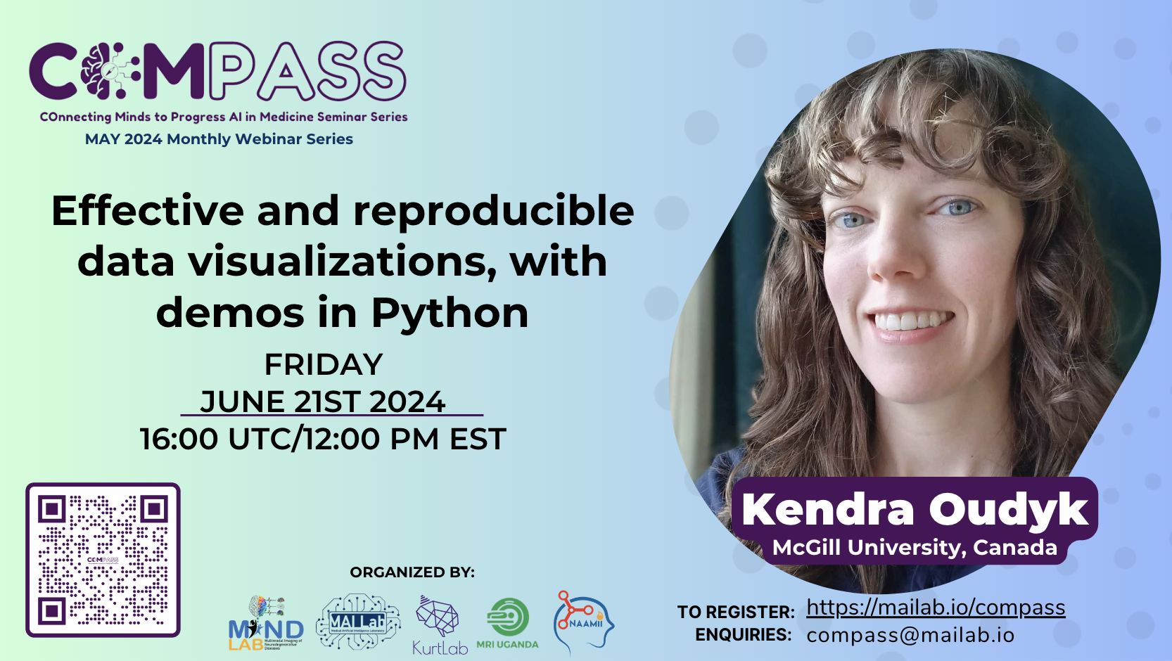 Effective and reproducible data visualizations, with demos in Python – Kendra Oudyk – COMPASS June 2024